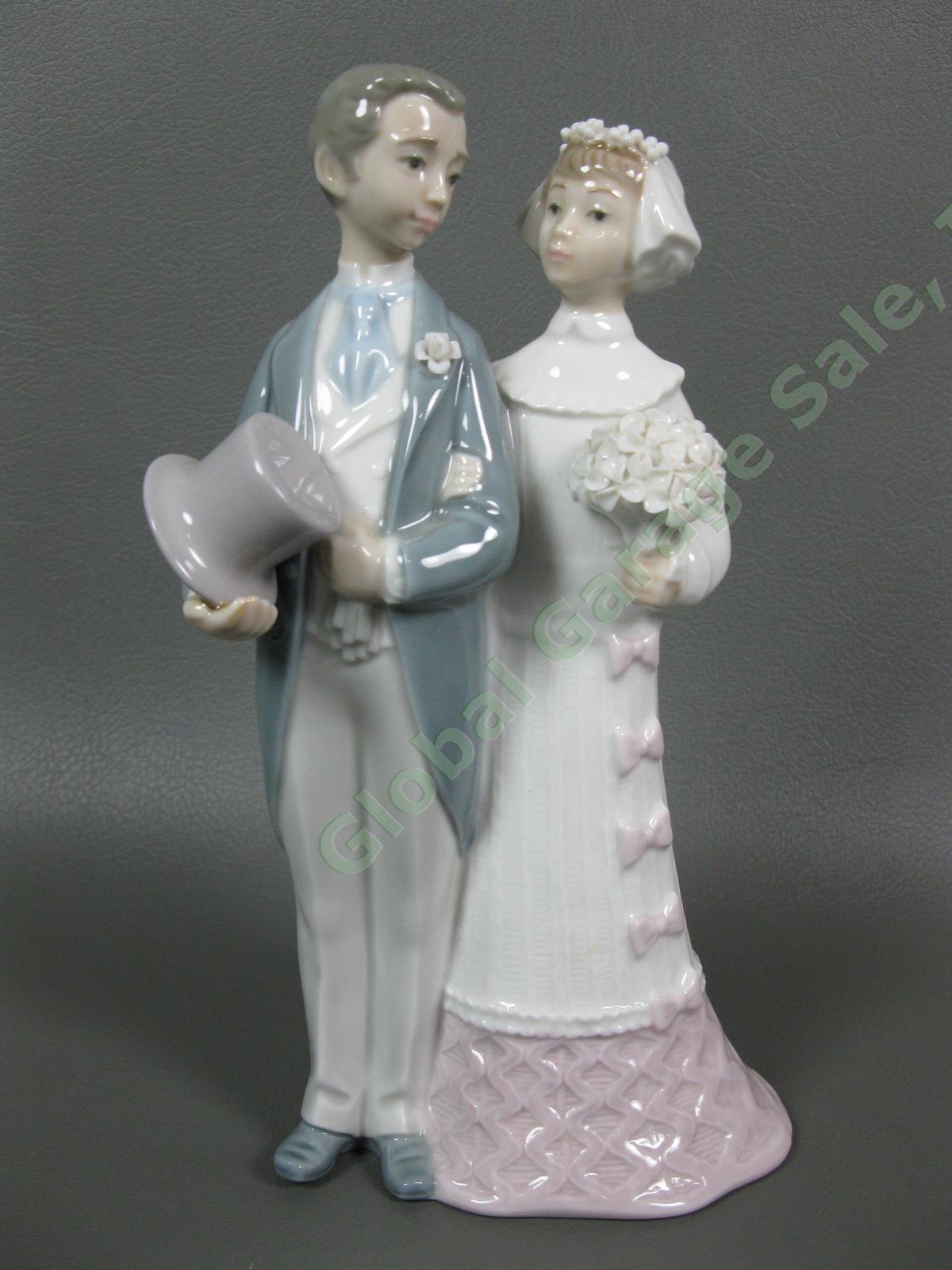 LLadro Bermuda Moongate Wedding Ceremony #7503 Porcelain Honeymoon Figurine Set 2