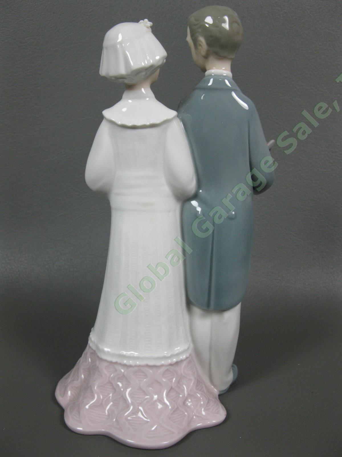 LLadro Bermuda Moongate Wedding Ceremony #7503 Porcelain Honeymoon Figurine Set 3