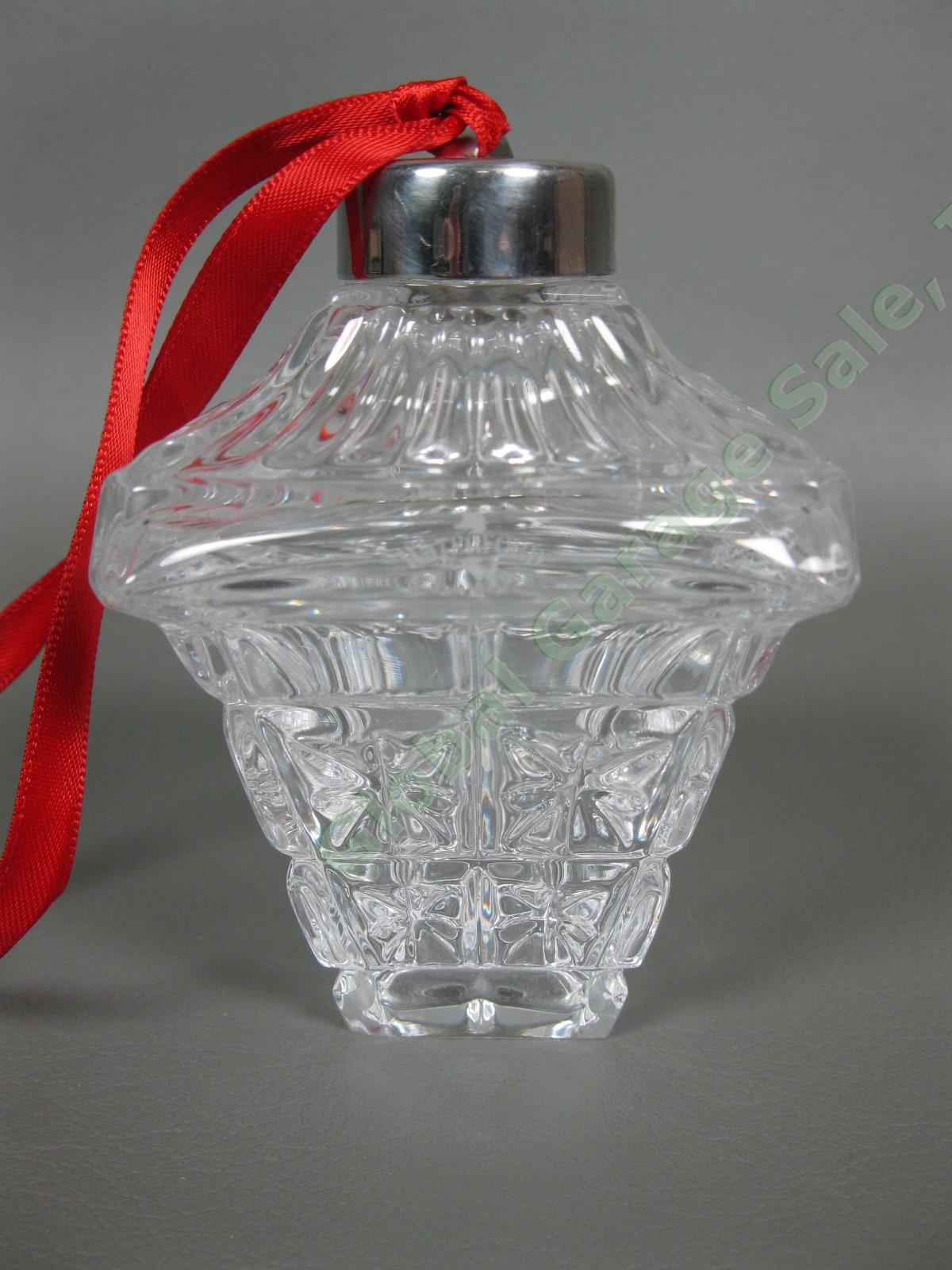 1998 Waterford Crystal Annual Christmas Ball Ornament 7th Edition MINT in Box 2