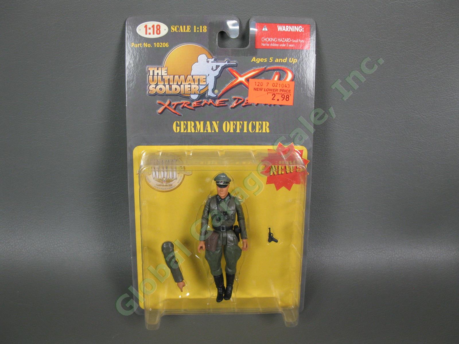 5 Ultimate Soldier WWII German Officer MP-44 Infantry Soldier Panzer Figure Set 1