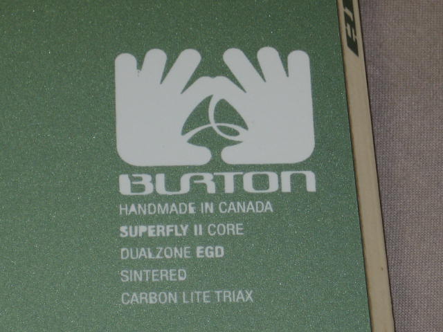Mint Unused Burton Custom 60 1/2 60.5 Snowboard 160.5 5