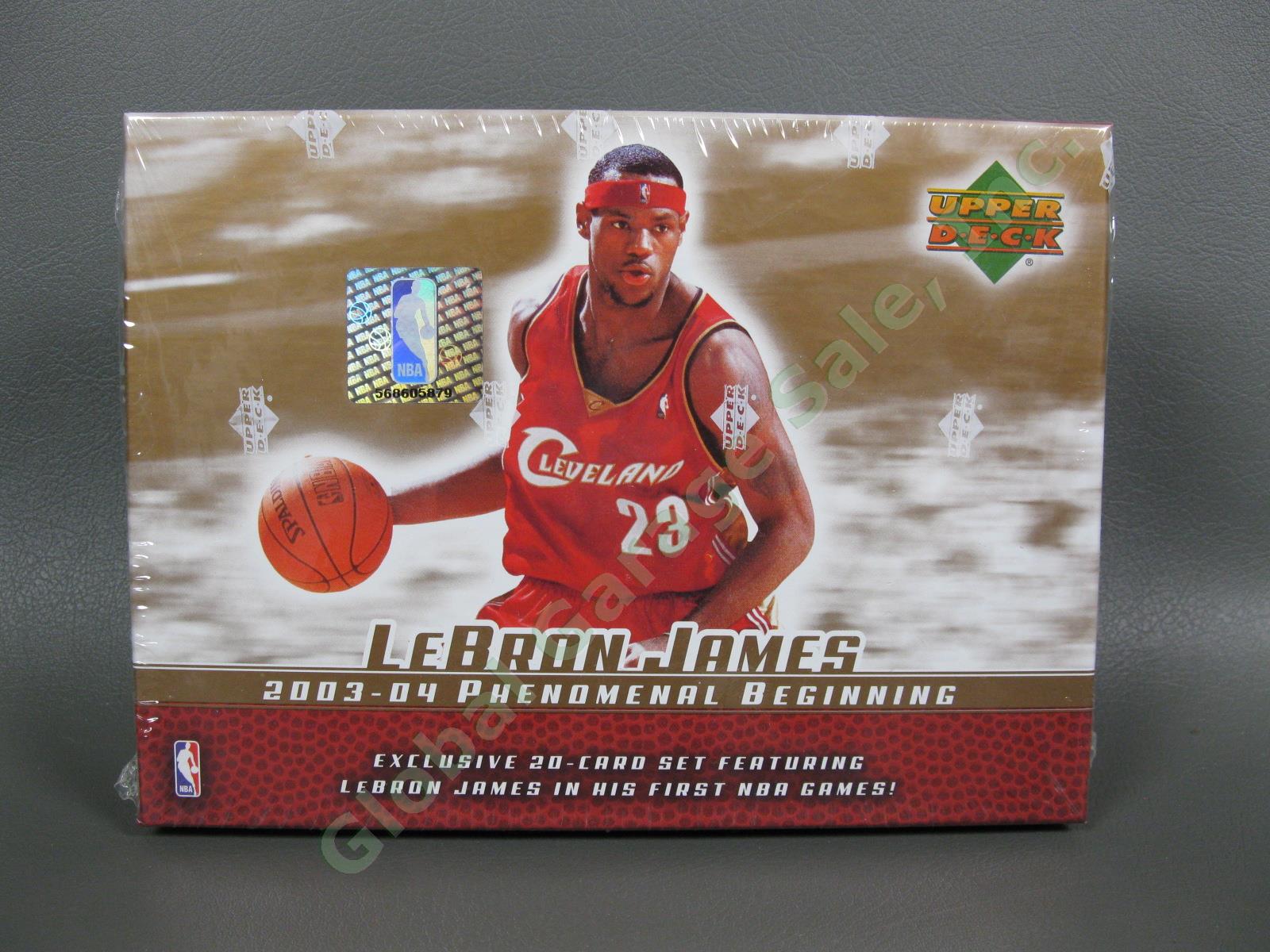 2003-04 LeBron James Upper Deck SEALED Phenomenal Beginning 20 Card Rookie Set