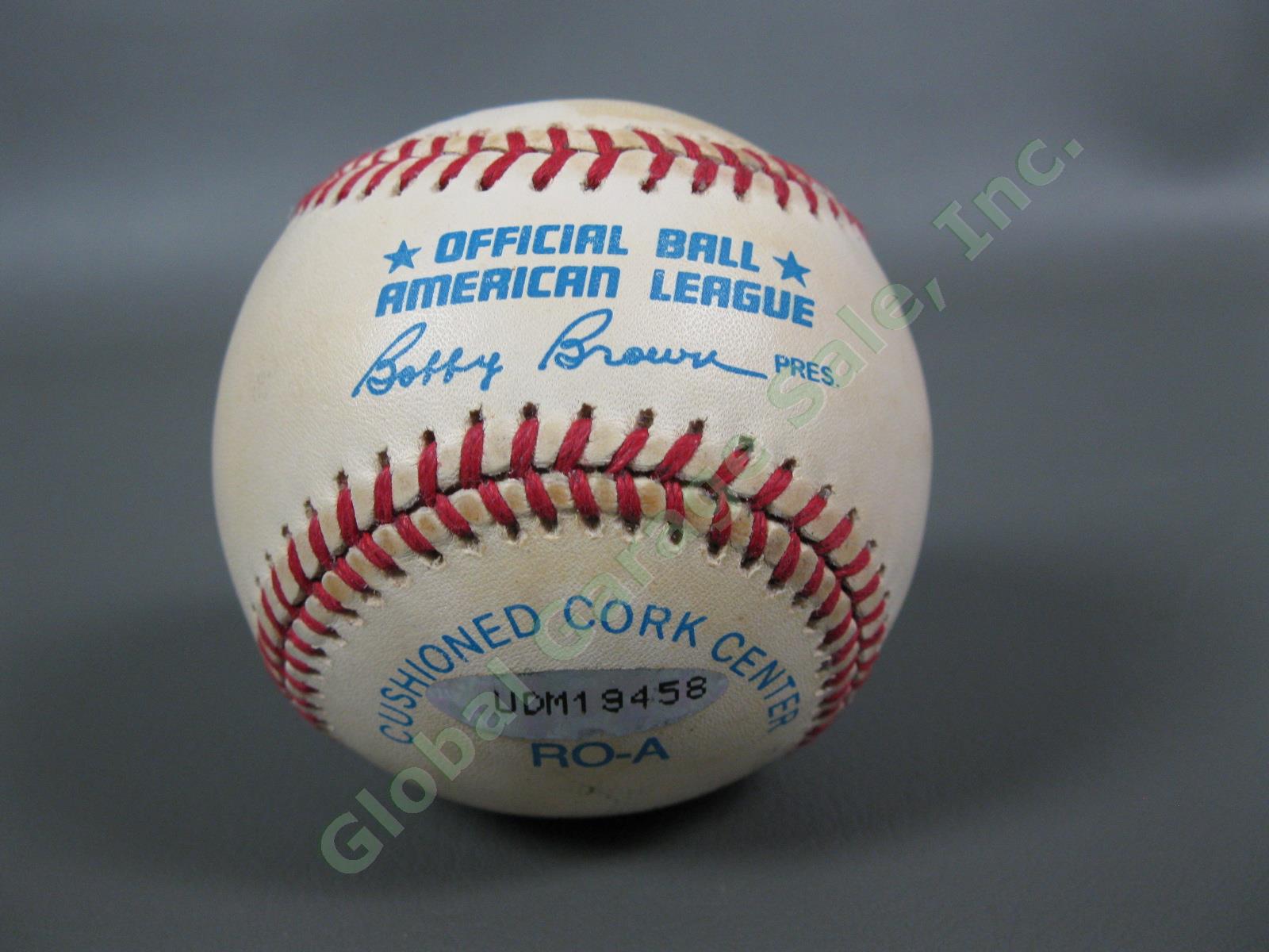 Signed Mickey Mantle #7 New York Yankees Autograph Baseball UDA Upper Deck COA 2