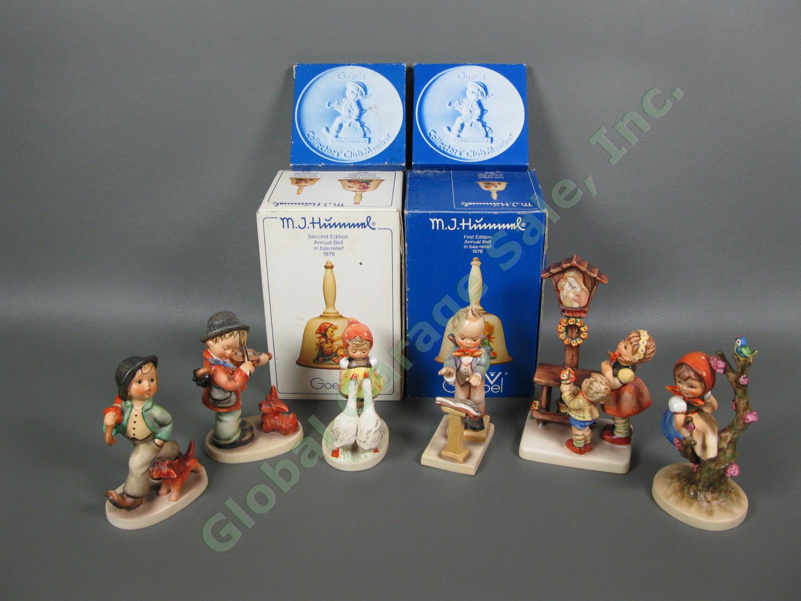Goebel Hummel Figurine Collection Adoration Strolling Along Goose Girl TMK3 MORE
