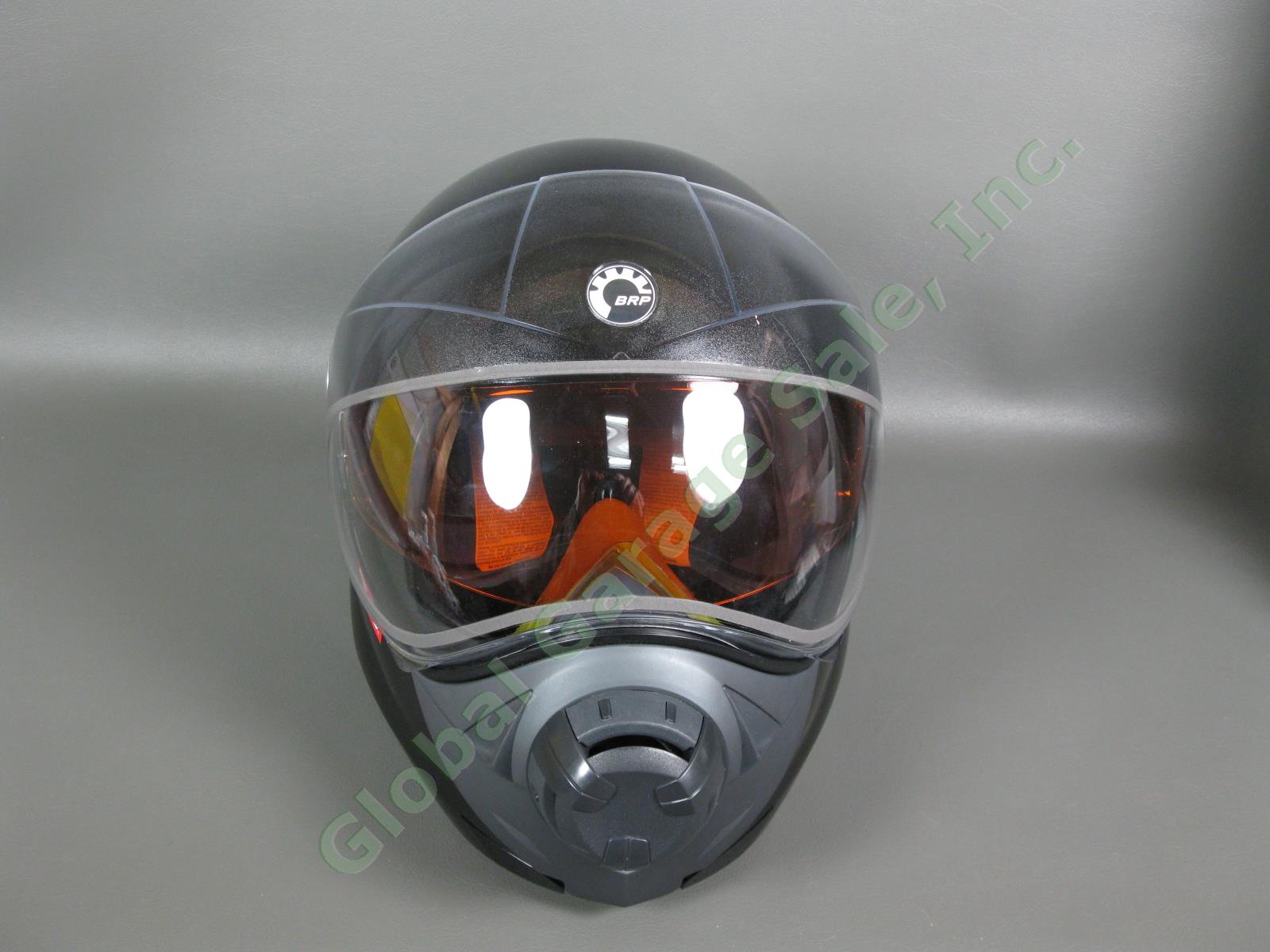 BRP BV2S Advanced Tec DOT Large Snowmobile Helmet Face Shield Breather Excellent 2