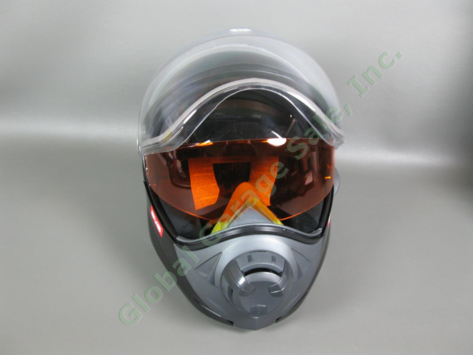 BRP BV2S Advanced Tec DOT Large Snowmobile Helmet Face Shield Breather Excellent 3
