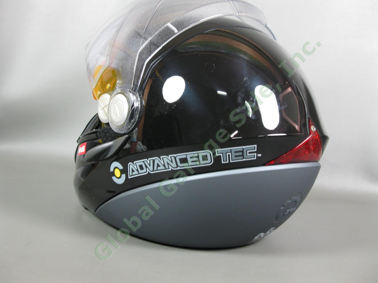 BRP BV2S Advanced Tec DOT Large Snowmobile Helmet Face Shield Breather Excellent 6