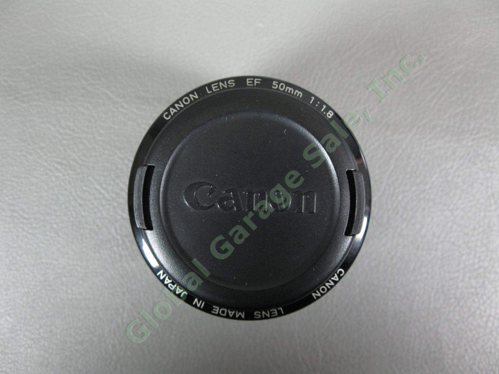 Canon EF 50mm f/1.8 Camera Lens MF AF Manual Auto Focus Original Box Excellent 1