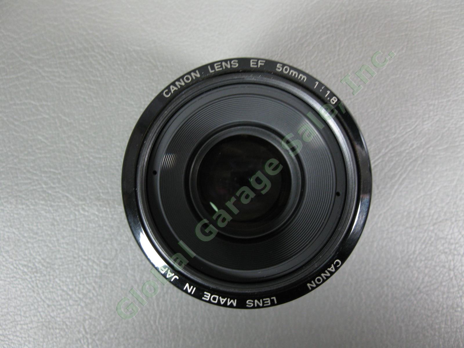 Canon EF 50mm f/1.8 Camera Lens MF AF Manual Auto Focus Original Box Excellent 2