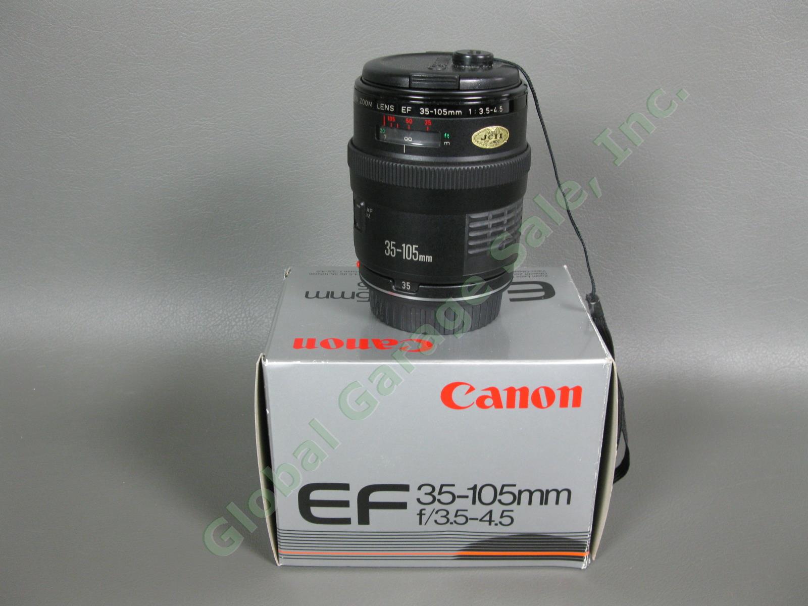 Excellent Condition Canon EF 35-105mm f/3.5-4.5 Zoom Camera Lens Covers Box NR