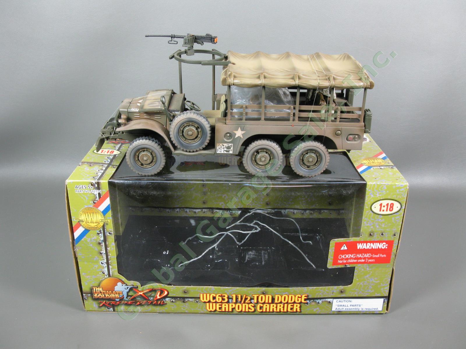 Ultimate Soldier 1/18 WWII US WC63 1-1/2 Ton Dodge Weapons Carrier 21st Century
