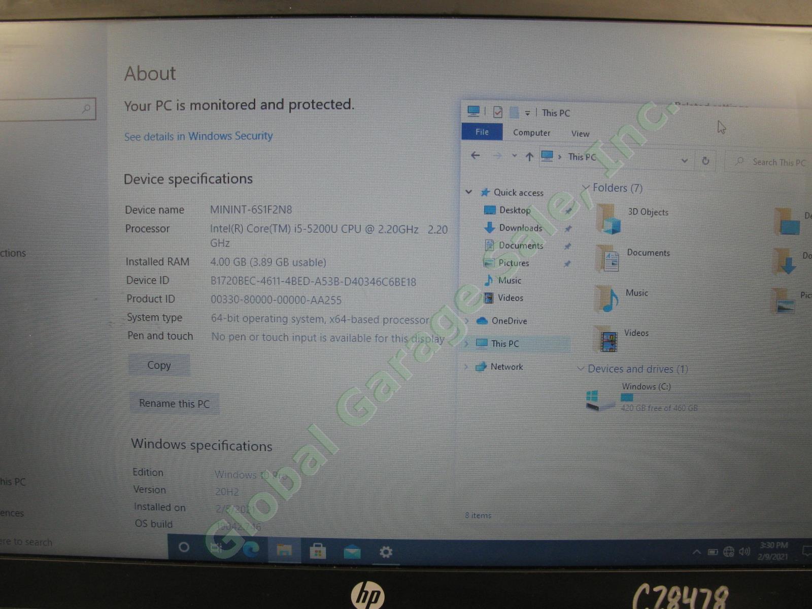 HP ProBook Laptop 440 G2 i5-5200U 2.20GHz 4GB RAM 460GB Windows 10 See Desc 1