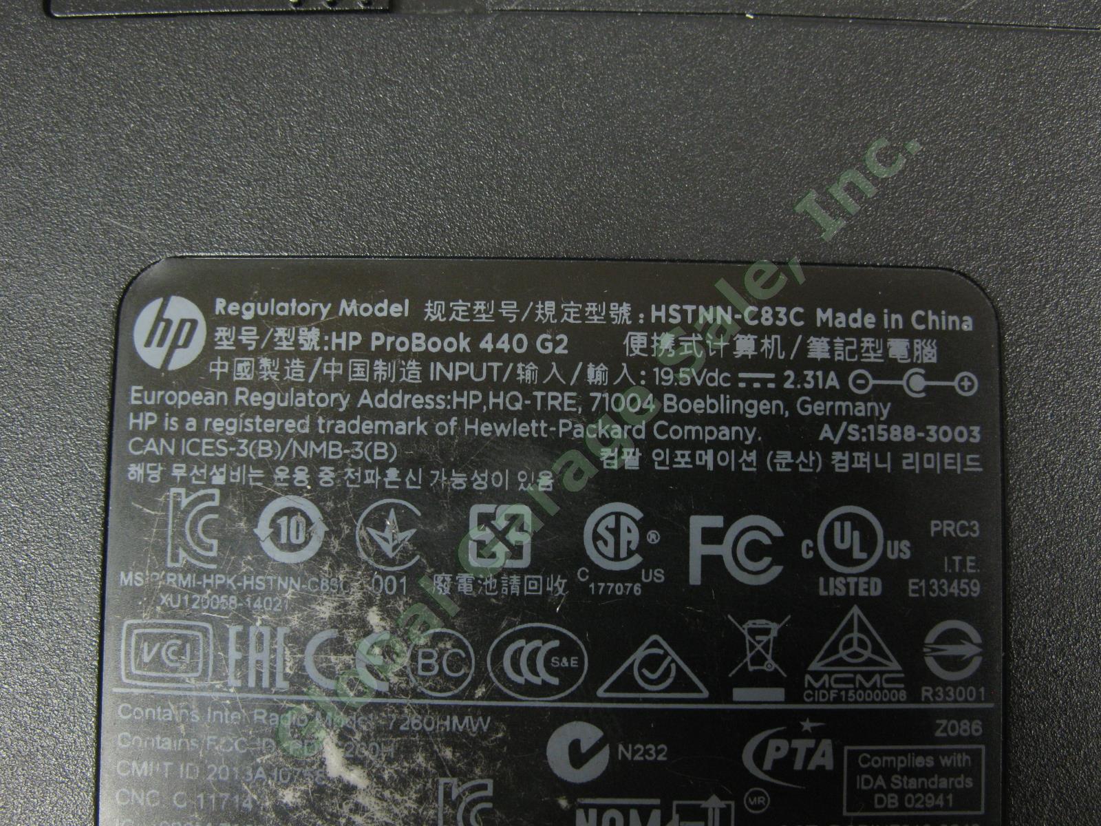 HP ProBook Laptop 440 G2 i5-5200U 2.20GHz 4GB RAM 460GB Windows 10 See Desc 5