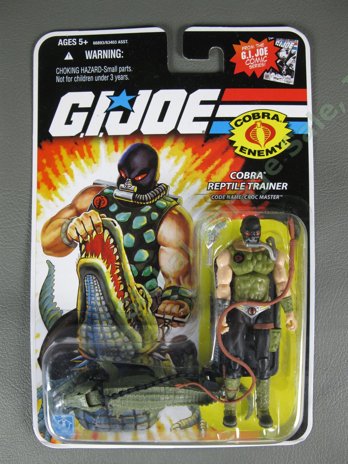5 2008 GI Joe Cobra Trooper Firefly Dreadnok Torch Croc Master Major Bludd LOT 5