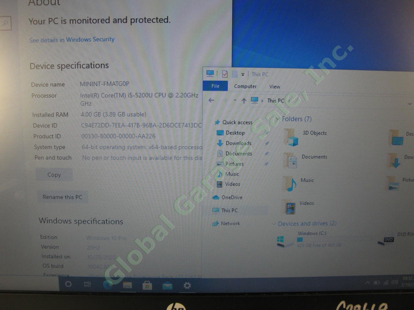 HP ProBook Laptop 440 G2 i5-5200U 2.20GHz 4GB RAM 460GB HD Windows 10 Great DEAL 1
