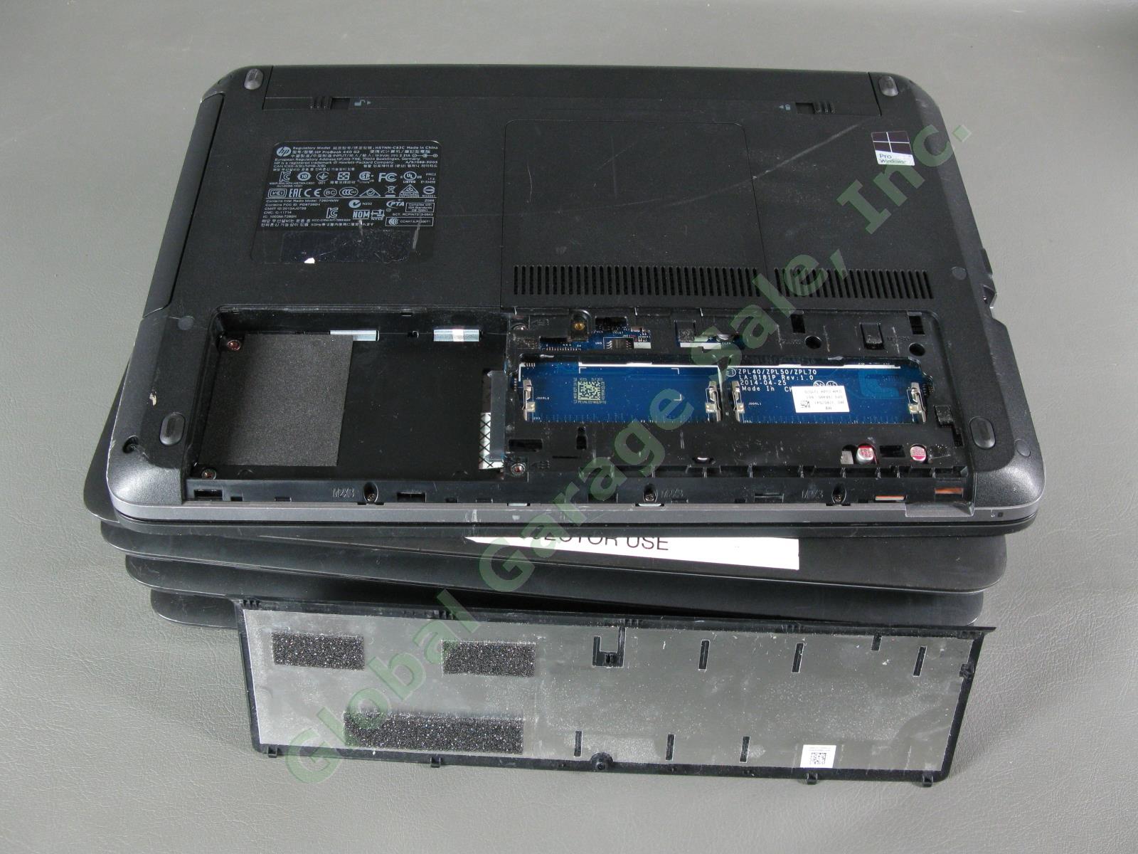 Lot of 5 HP ProBook 440 G2 i5-5200U 2.20GHz No HDD No RAM Laptop Computer Ready 3