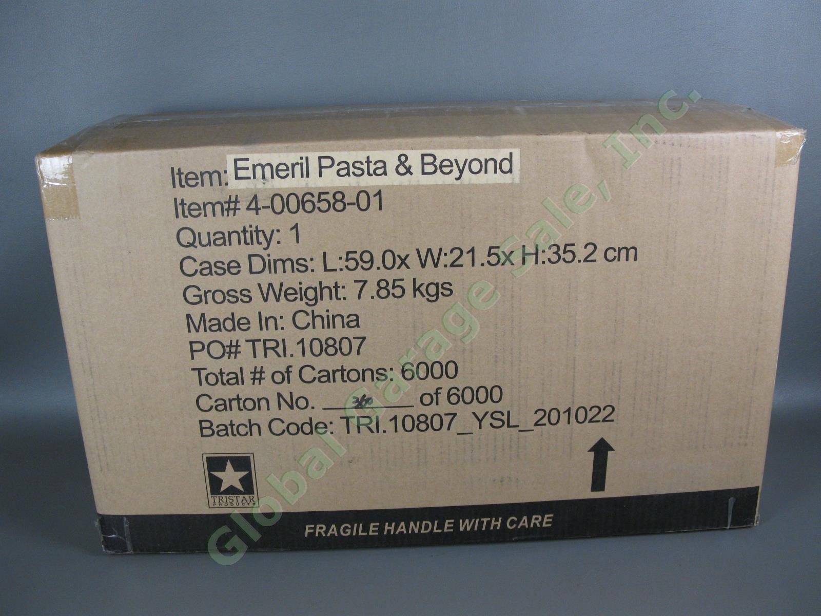 Brand New Emeril Lagasse Pasta & Beyond AUTO Noodle Maker Machine Slow Juicer NR