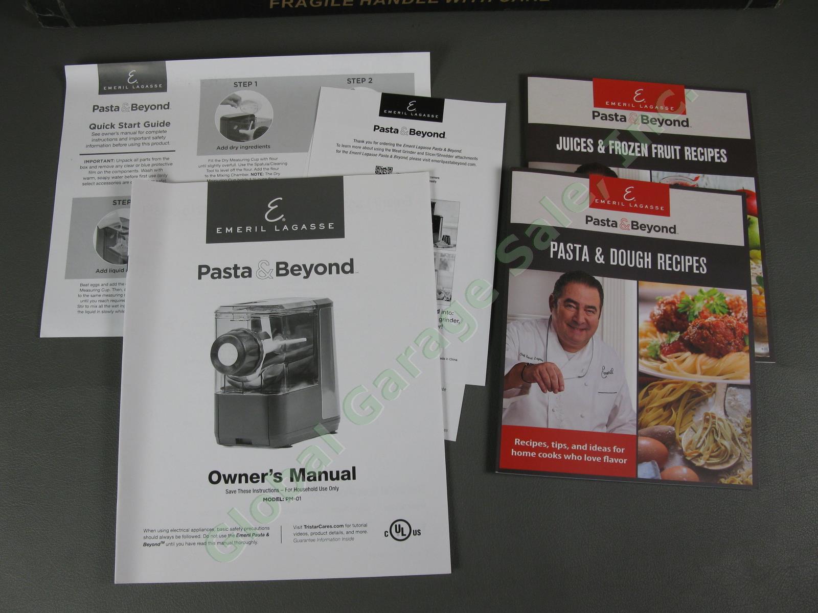 Brand New Emeril Lagasse Pasta & Beyond AUTO Noodle Maker Machine Slow Juicer NR 1