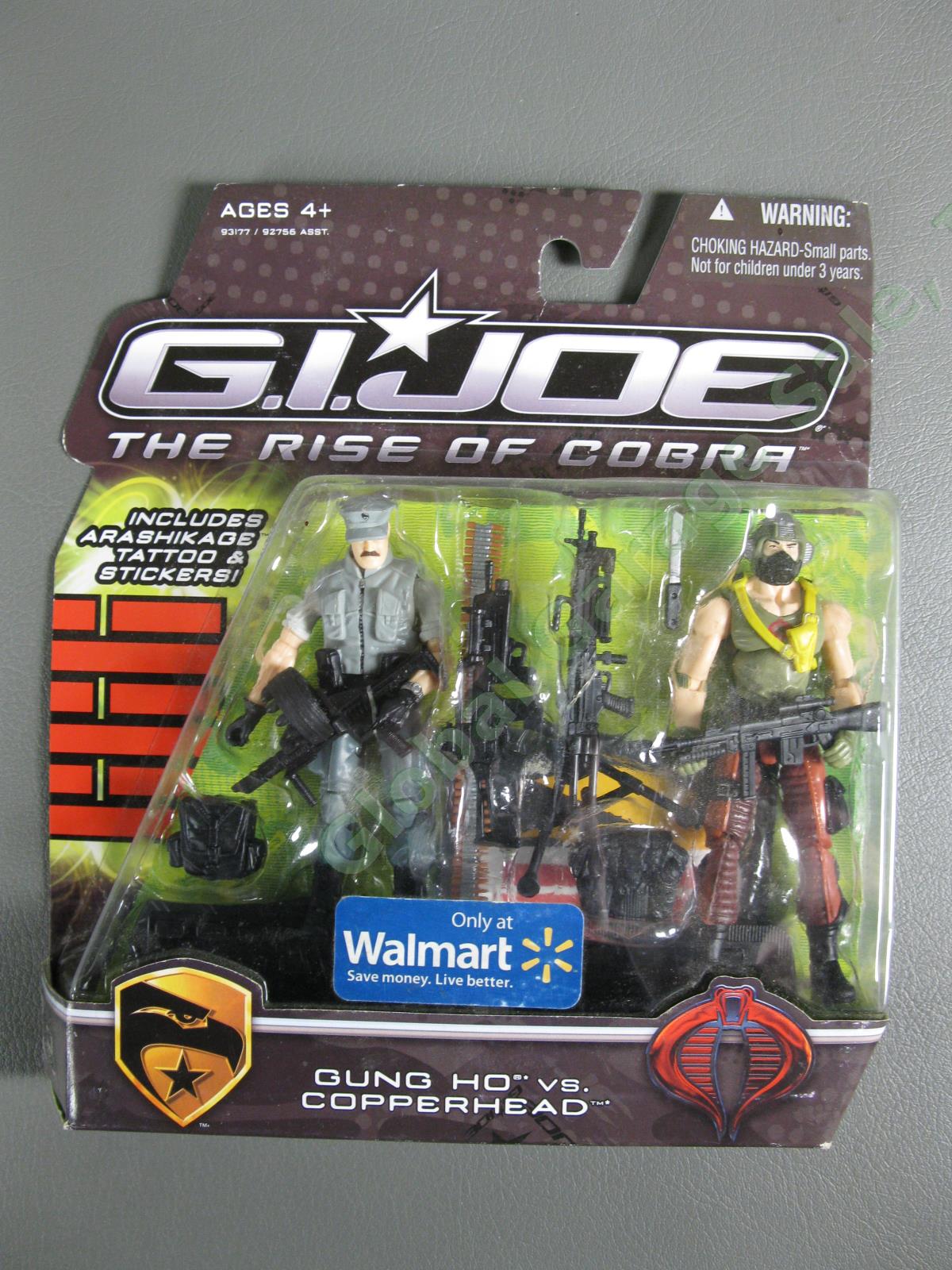 4 MOC 2009 GI Joe Rise of Cobra 8 Figure 2 4 Pack LOT Duke Gung Ho Heavy Duty NR 4