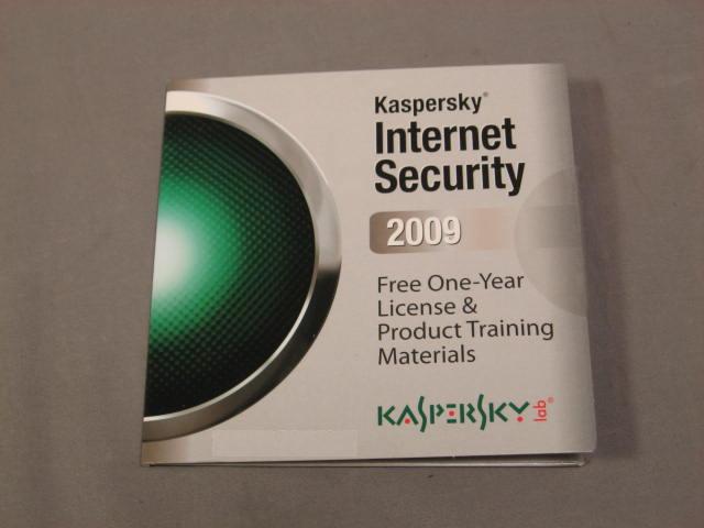 Kaspersky 2009 Internet Security Antivirus Software Lot 1