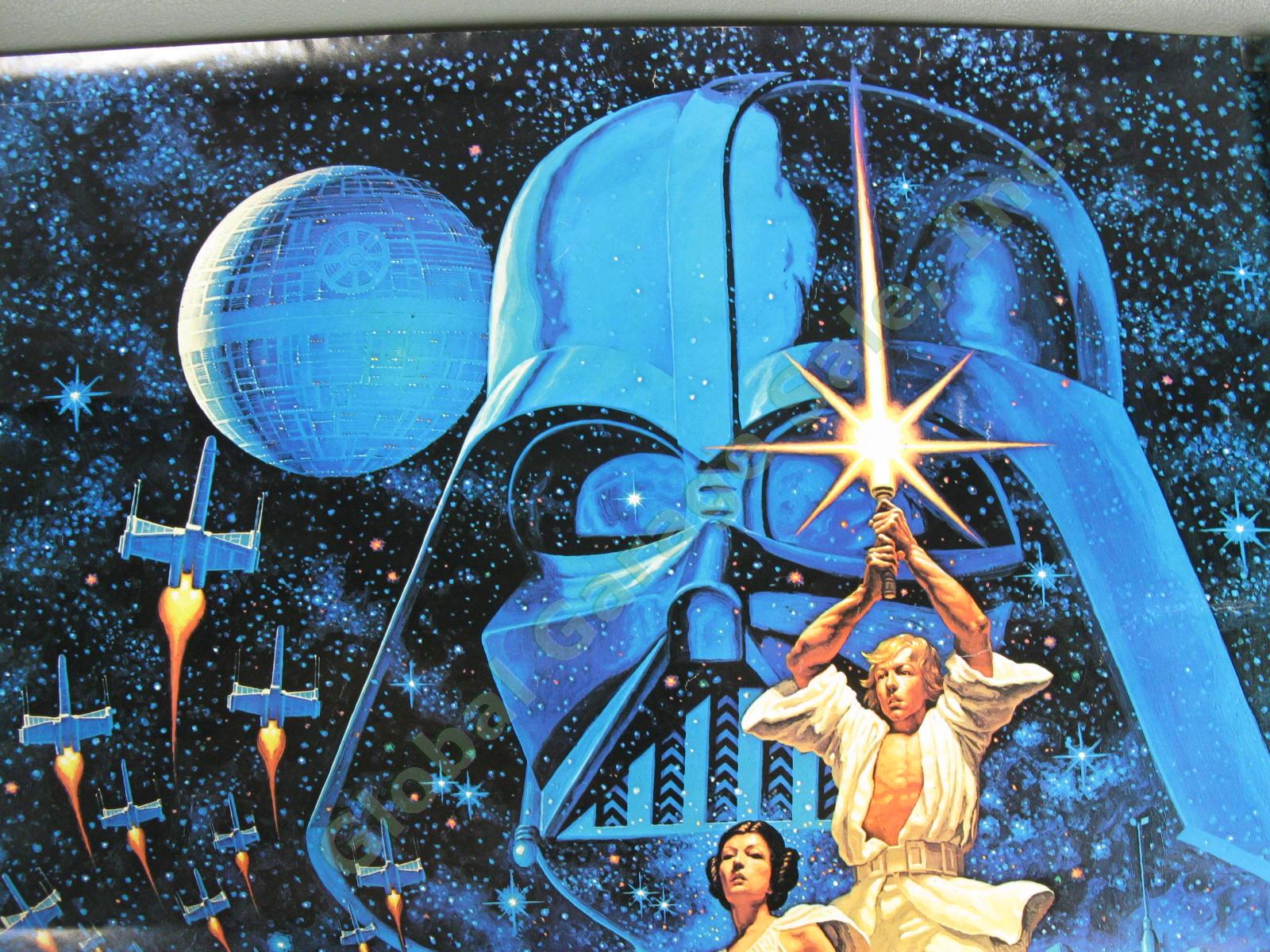 ORIGINAL 1977 Star Wars New Hope Hildebrandt 20th Century Fox Film Poster 28x20" 1