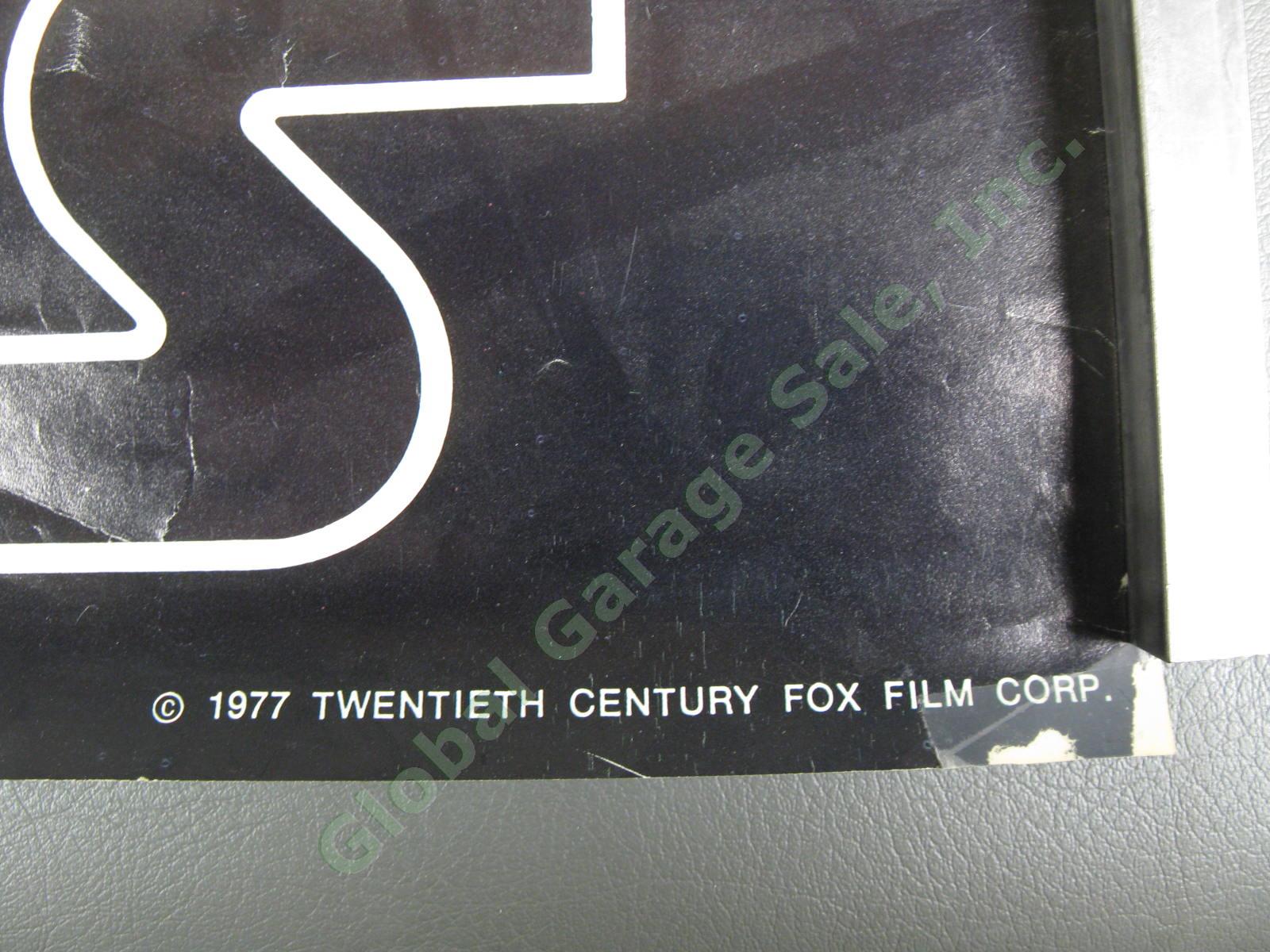 ORIGINAL 1977 Star Wars New Hope Hildebrandt 20th Century Fox Film Poster 28x20" 4