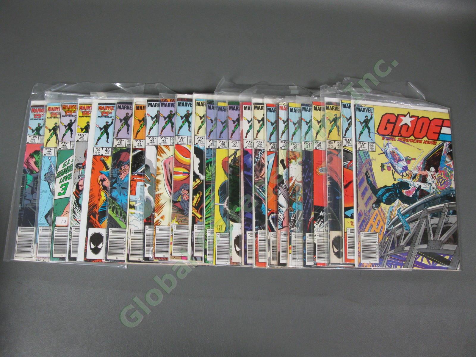 129 1982 GI Joe Cobra Marvel Comic Book Set Collection 2-152 26 27 93 KEYS NR 2