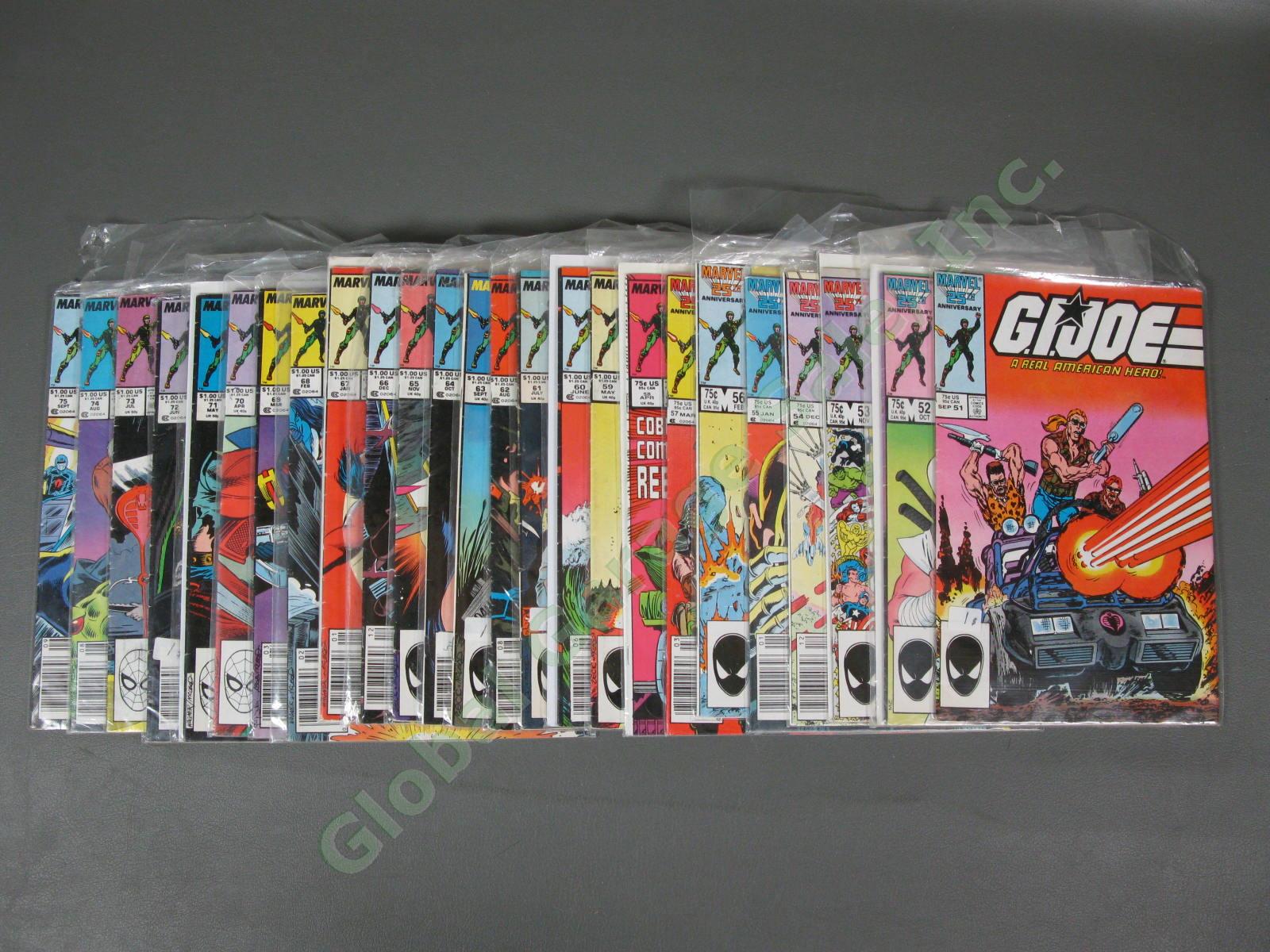 129 1982 GI Joe Cobra Marvel Comic Book Set Collection 2-152 26 27 93 KEYS NR 3
