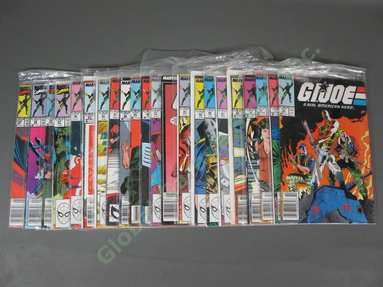 129 1982 GI Joe Cobra Marvel Comic Book Set Collection 2-152 26 27 93 KEYS NR 4