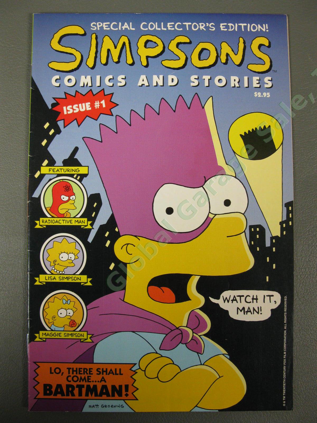 38 BONGO Bart Simpsons Futurama 1 Poochie Comic Stories Book Collection Nice Run 6