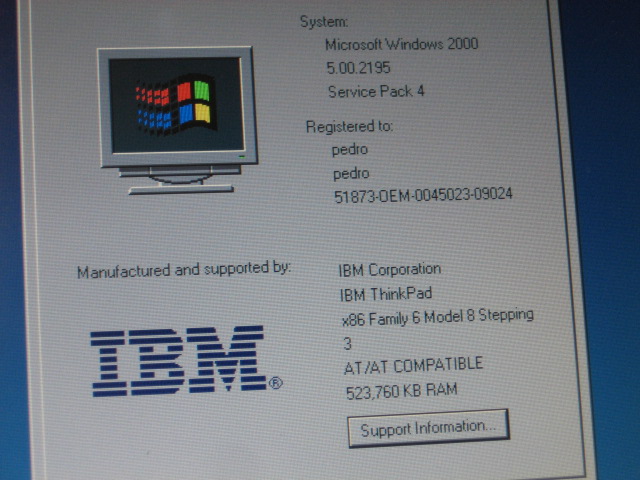 IBM ThinkPad T20 P3 E 700Mhz 524MB 60GB Laptop Computer 3