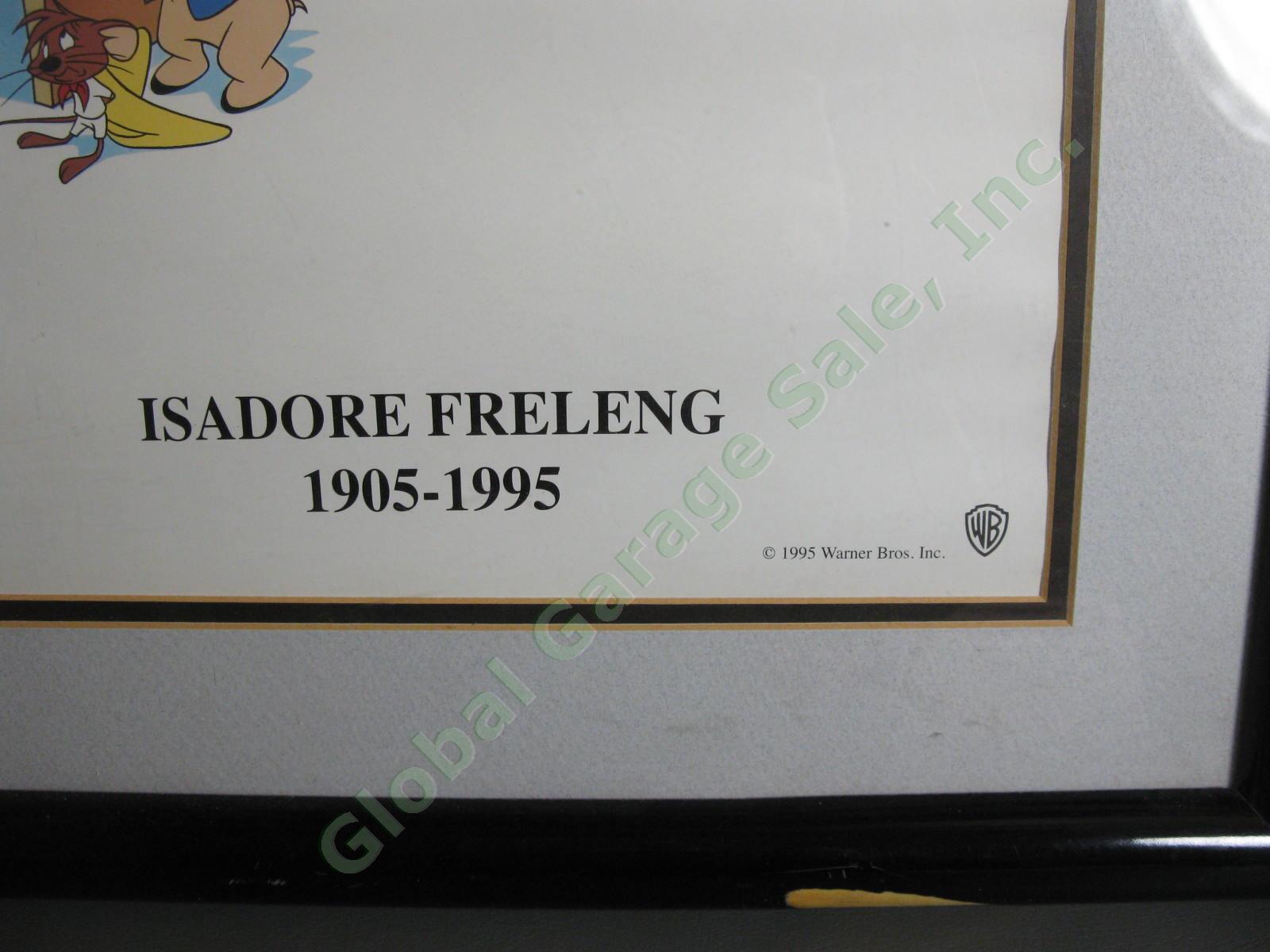 Isadore Friz Freleng 31" x 22" Framed 1995 Tribute Warner Bros WB Looney Tunes 2