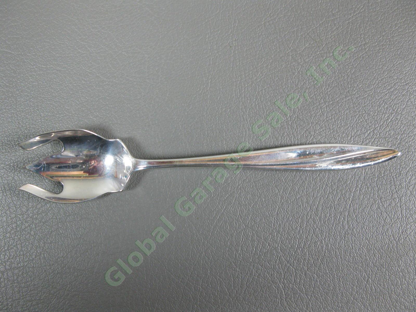 4 Gorham Firelight Sterling Silver 5 1/2" Ice Cream Fork Spoon Set 110 Grams NR 1