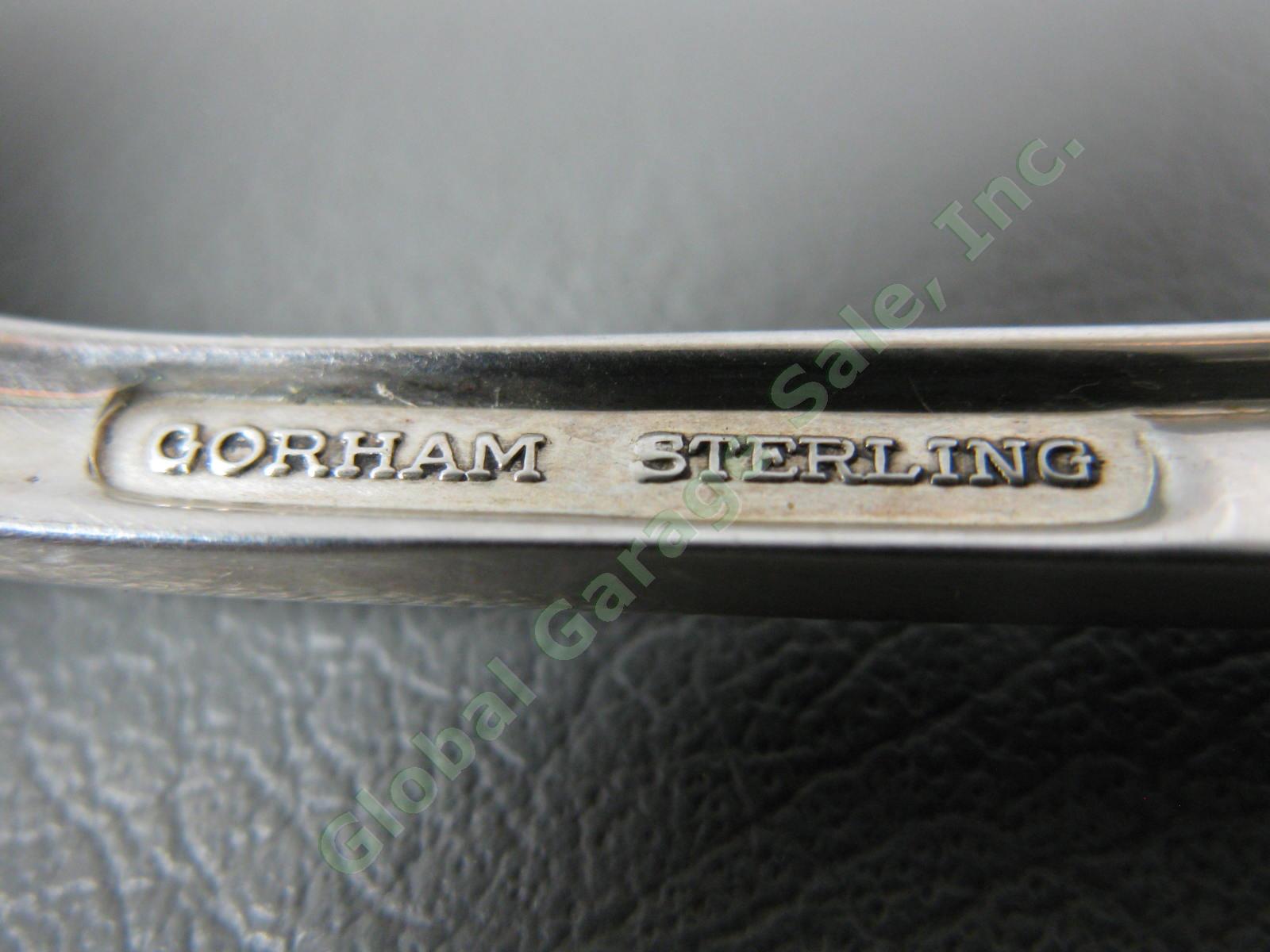 2 Sterling Silver Gorham Firelight Pierced Tablespoon Serving Spoon Set 118 Gram 2