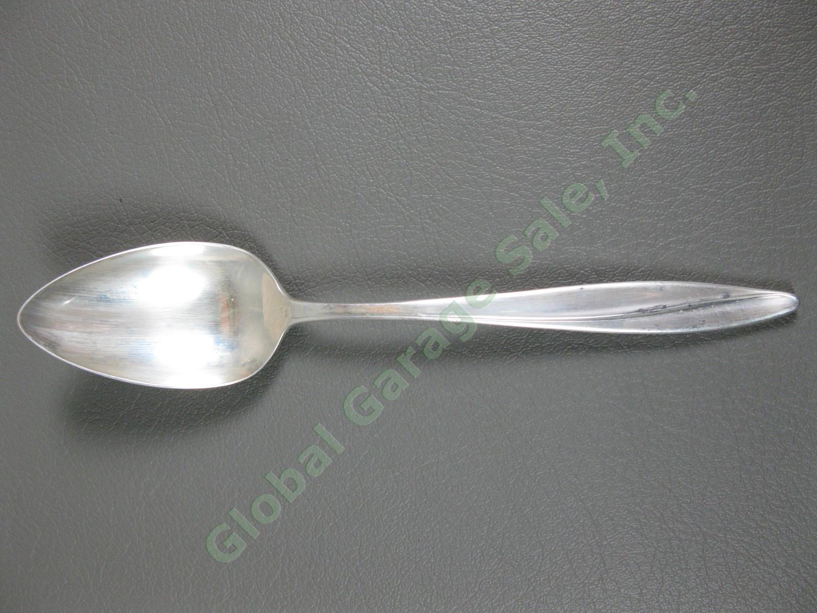 12 Gorham Firelight Sterling Silver 6 1/8" Teaspoon Spoon Set 413 Grams 925 NR 1