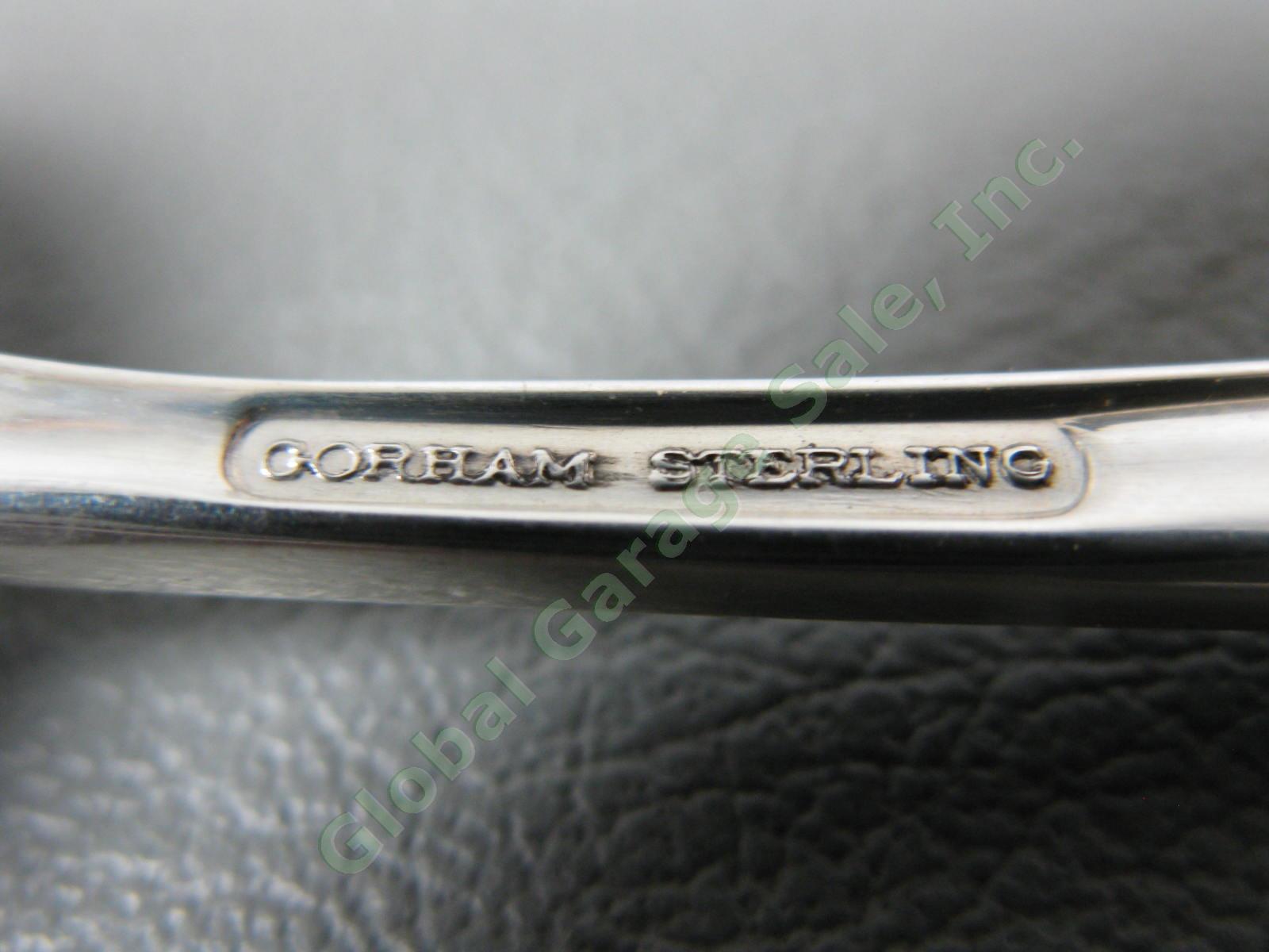 12 Gorham Firelight Sterling Silver 6 1/8" Teaspoon Spoon Set 413 Grams 925 NR 3