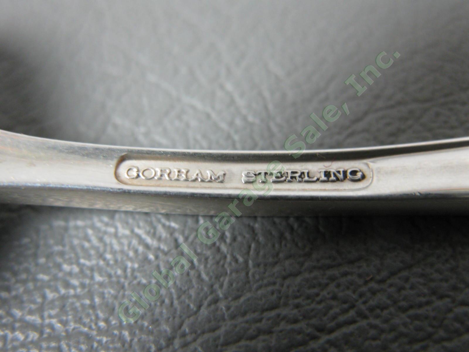 12 Gorham Firelight Sterling Silver 6 1/8" Teaspoon Spoon Set 401 Grams 925 NR 3