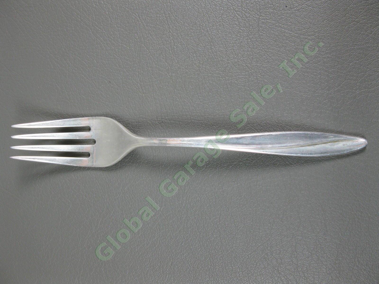 12 Gorham Firelight Sterling Silver 6 3/4" Salad Fork Set 507 Grams 925 18oz NR 1