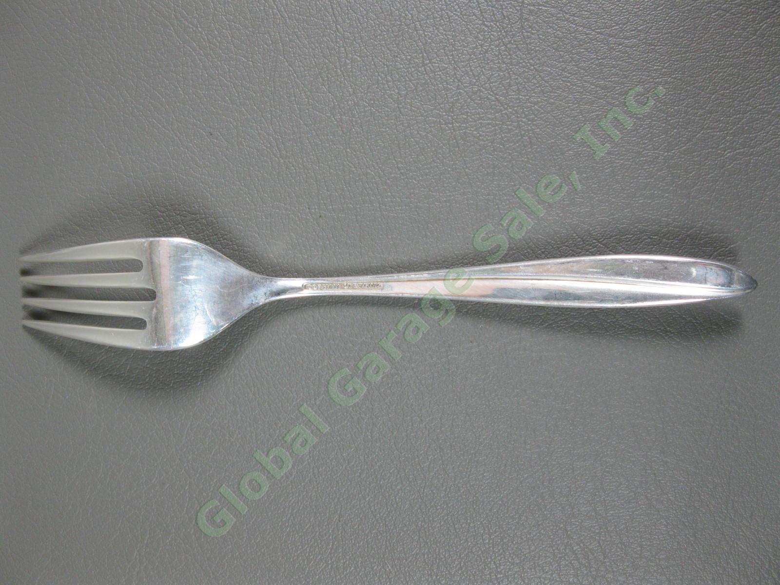 12 Gorham Firelight Sterling Silver 6 3/4" Salad Fork Set 507 Grams 925 18oz NR 2