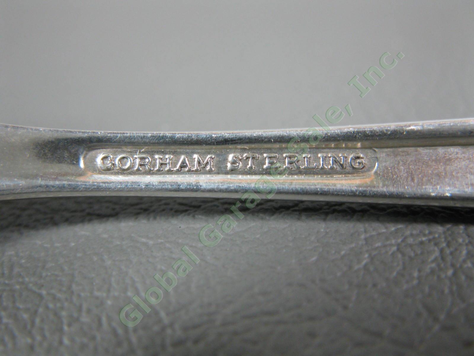 12 Gorham Firelight Sterling Silver 6 3/4" Salad Fork Set 507 Grams 925 18oz NR 3