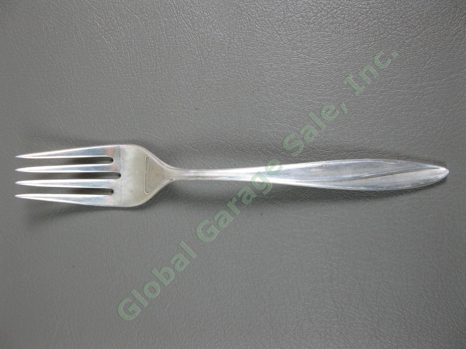 12 Gorham Firelight Sterling Silver 6 3/4" Salad Fork Set 516 Grams 925 18oz NR 1
