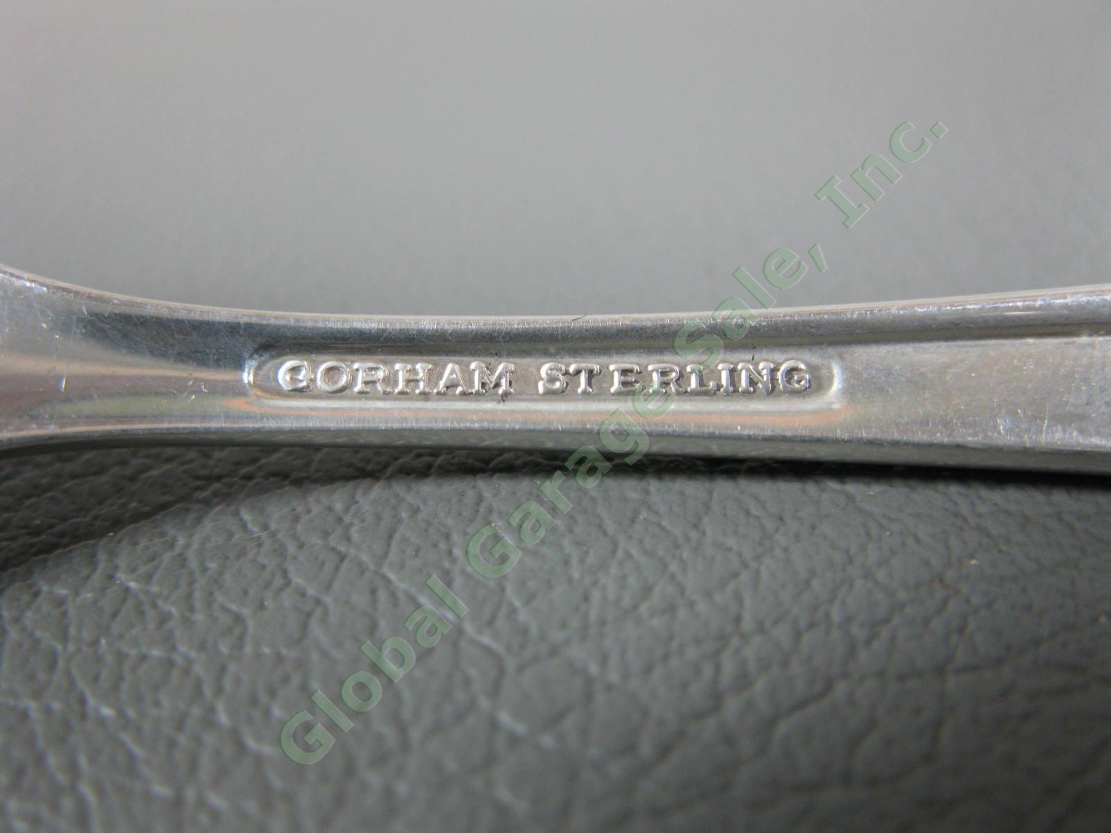 12 Gorham Firelight Sterling Silver 6 3/4" Salad Fork Set 516 Grams 925 18oz NR 3