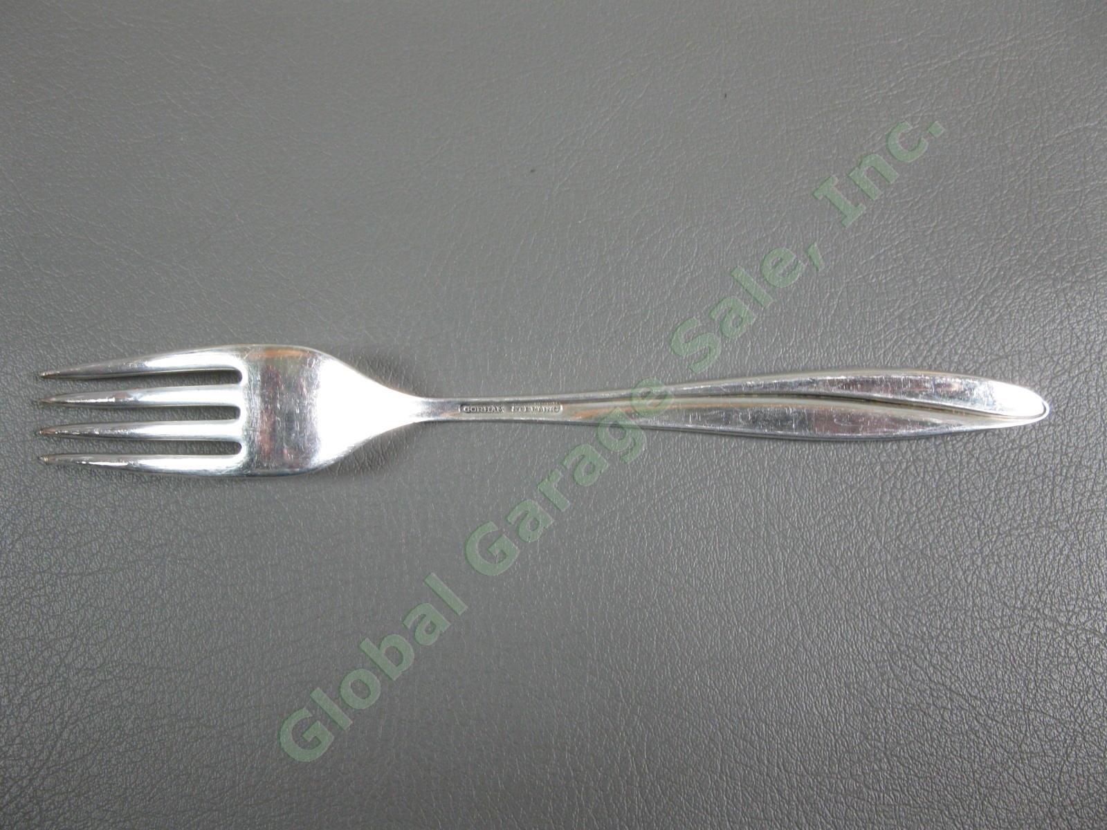 6 Gorham Firelight Sterling Silver 7 1/2" Inch Fork Set 335g Grams 12oz 925 NR 2