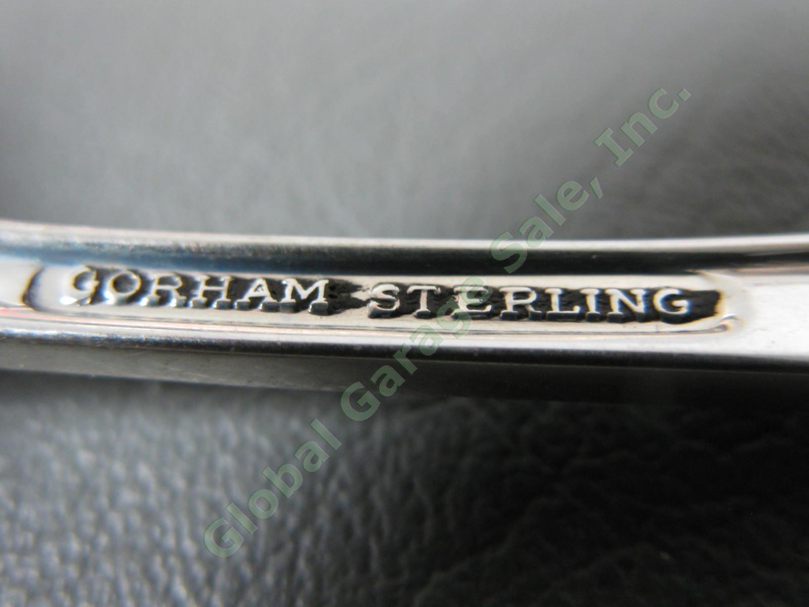 6 Gorham Firelight Sterling Silver 7 1/8" Desert Oval Soup Spoon Set 279g Grams 3