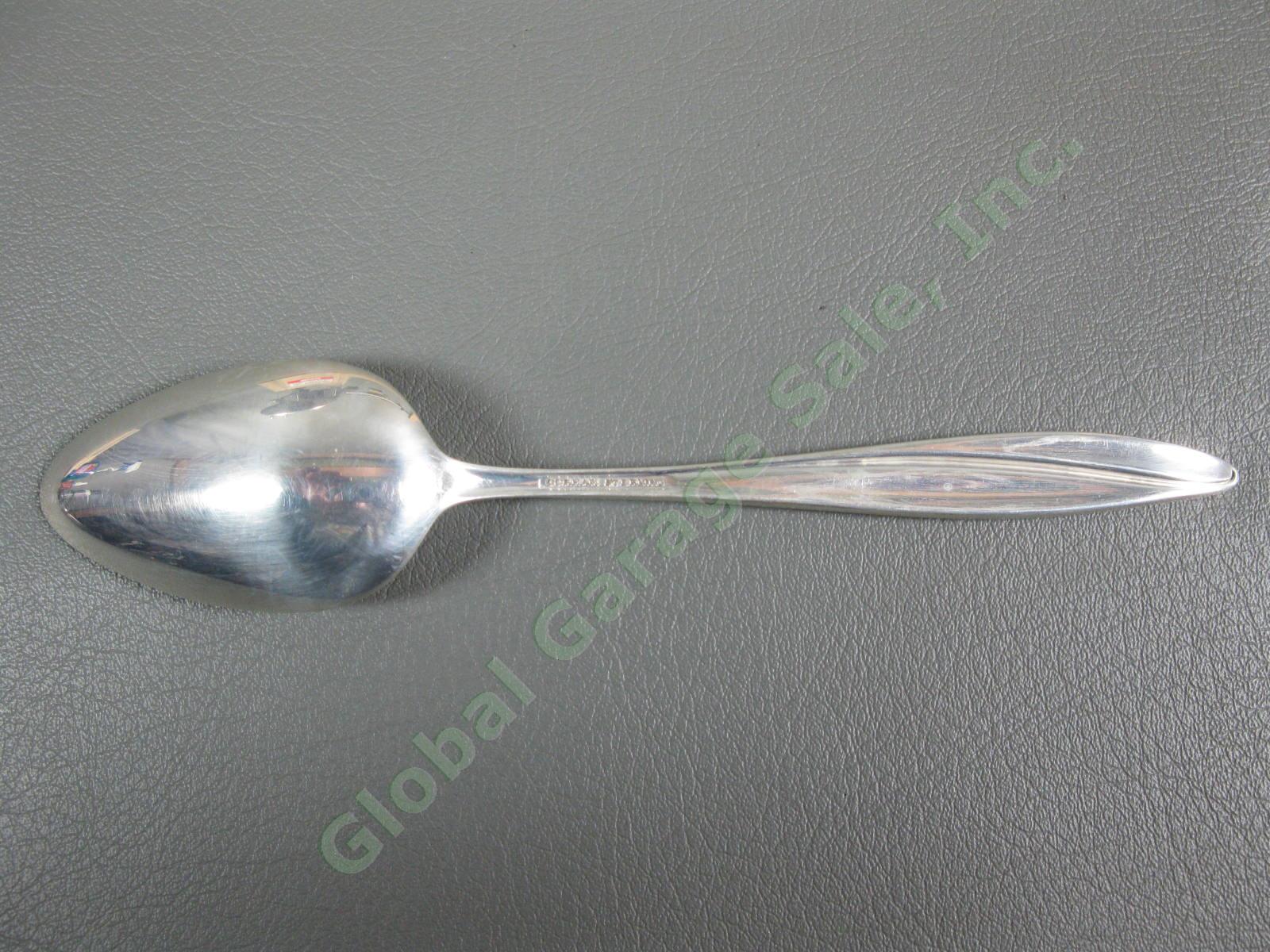 6 Gorham Firelight Sterling Silver 7 1/8" Desert Oval Soup Spoon Set 278g Grams 2