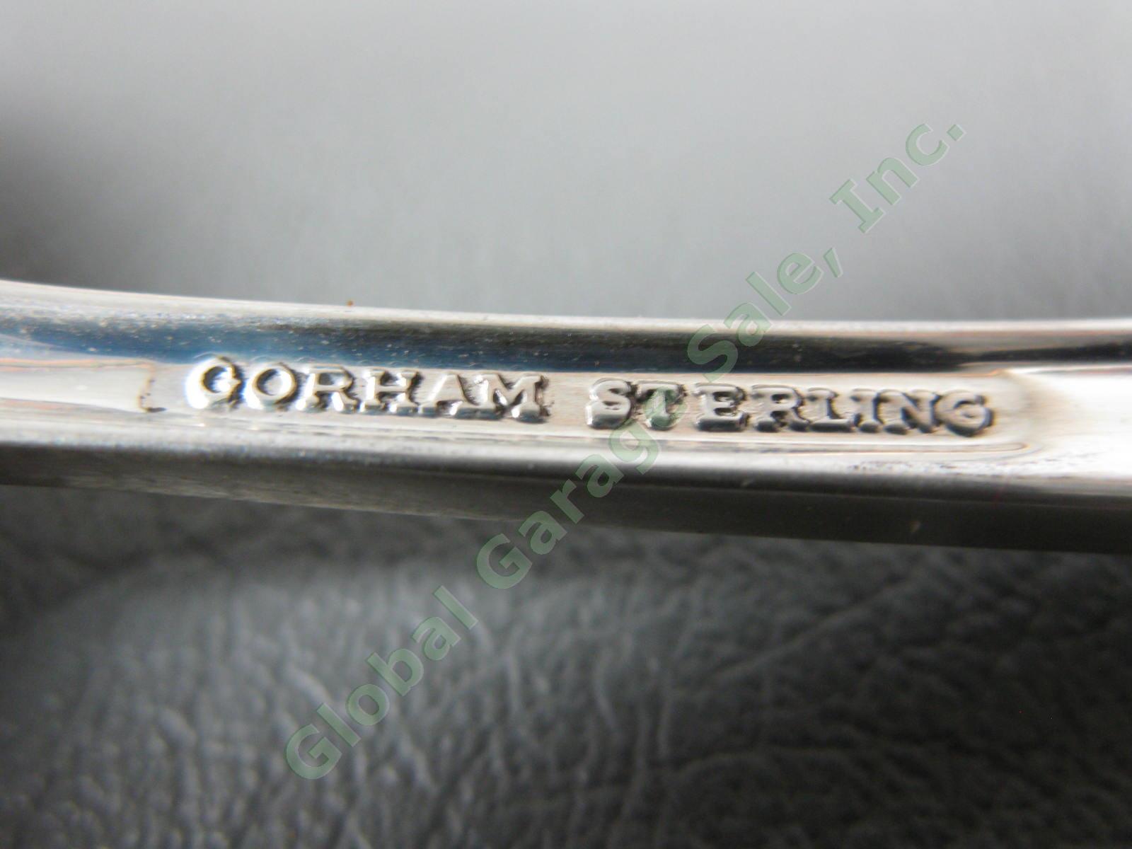 6 Gorham Firelight Sterling Silver 7 1/8" Desert Oval Soup Spoon Set 278g Grams 3