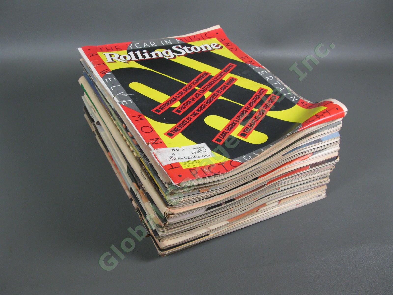COMPLETE VINTAGE Full Year Run 1981 Rolling Stone Magazine Collection Lot Set NR