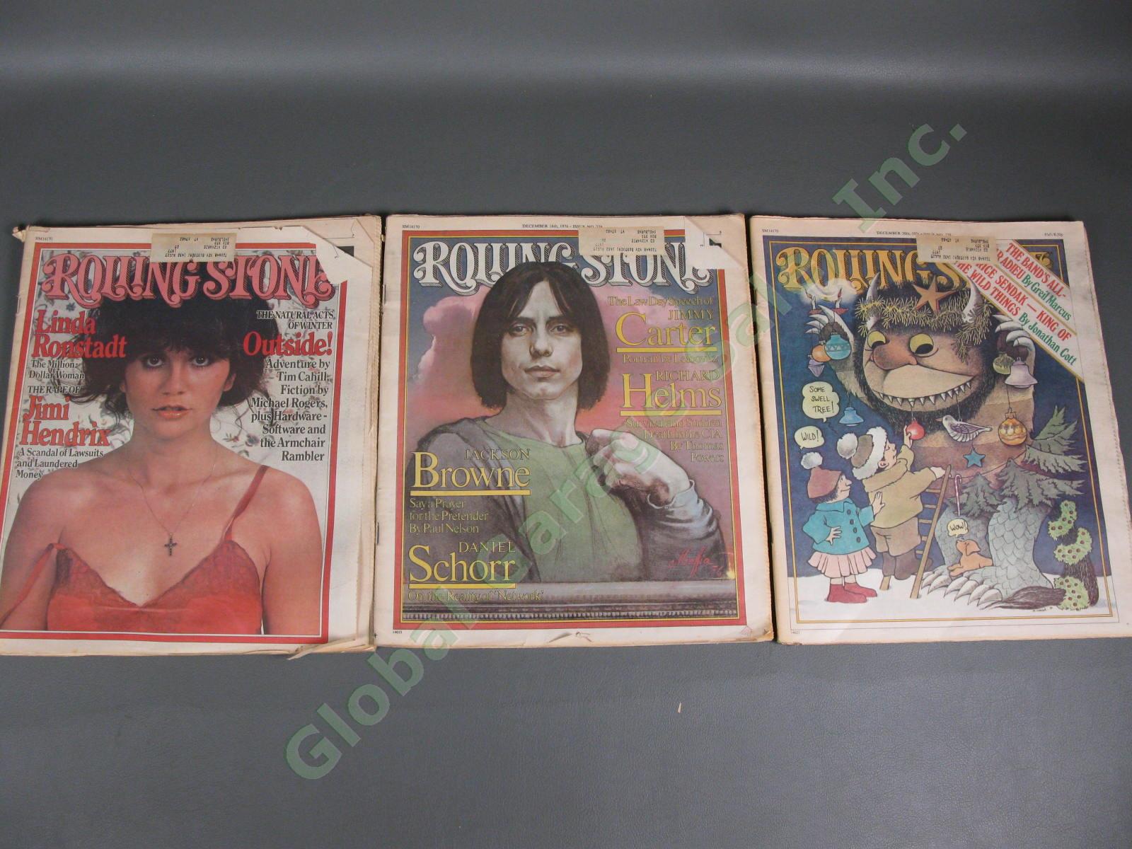 27 VINTAGE 1976 Rolling Stone Magazine SET Collection COMPLETE Full Year Run LOT 6