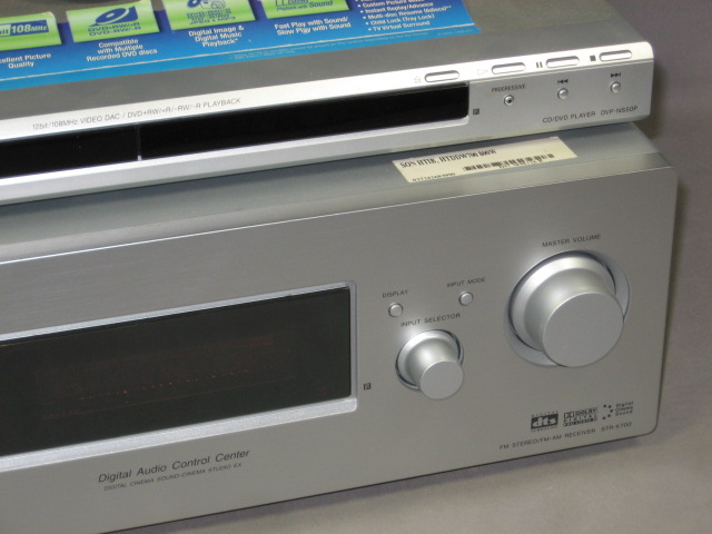 Sony DVP NS50P DVD Player STR-K700 Audio/Video Receiver 2