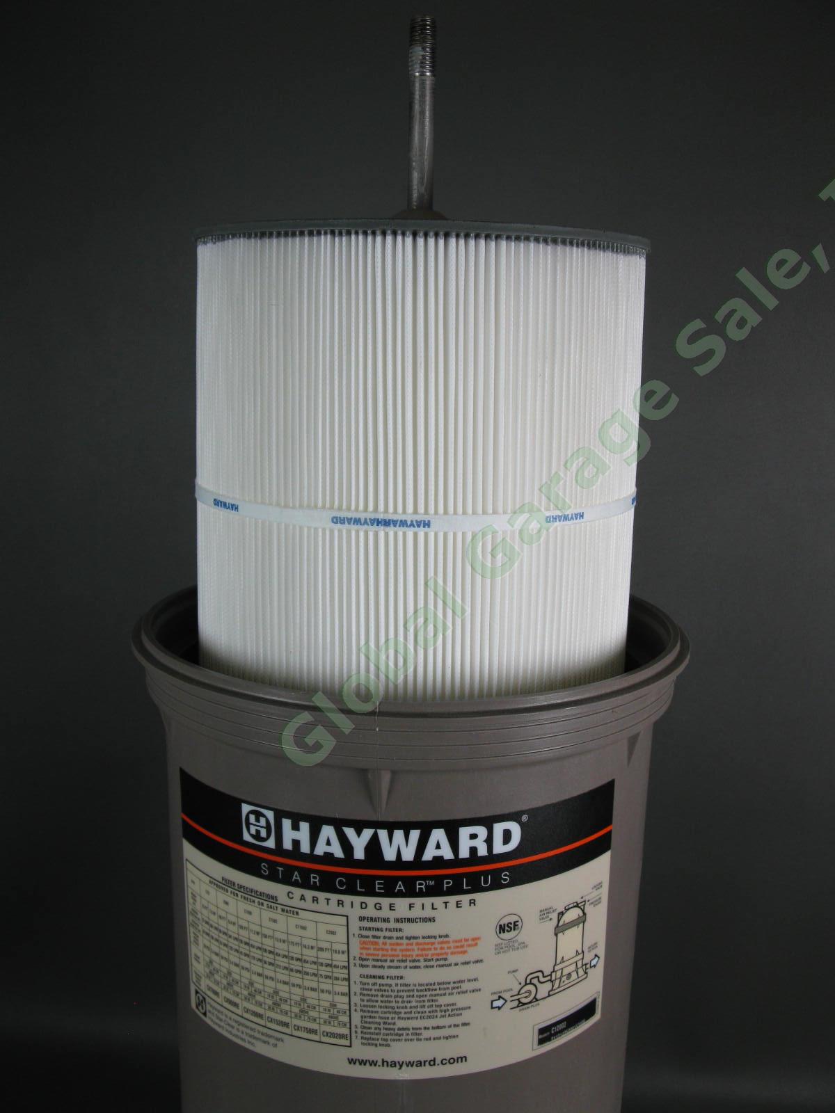 Hayward Star Clear Plus C12002 Pool Filter Cartridge 120 Sq Ft COMPLETE System 5